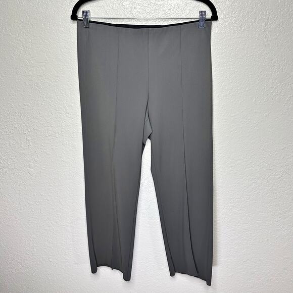 Athleta Mercurial Crop Flare Pants Gray Women Medium - Picture 2 of 9